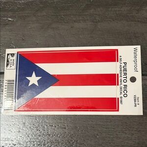 Puerto Rico Flag Vinyl Decal